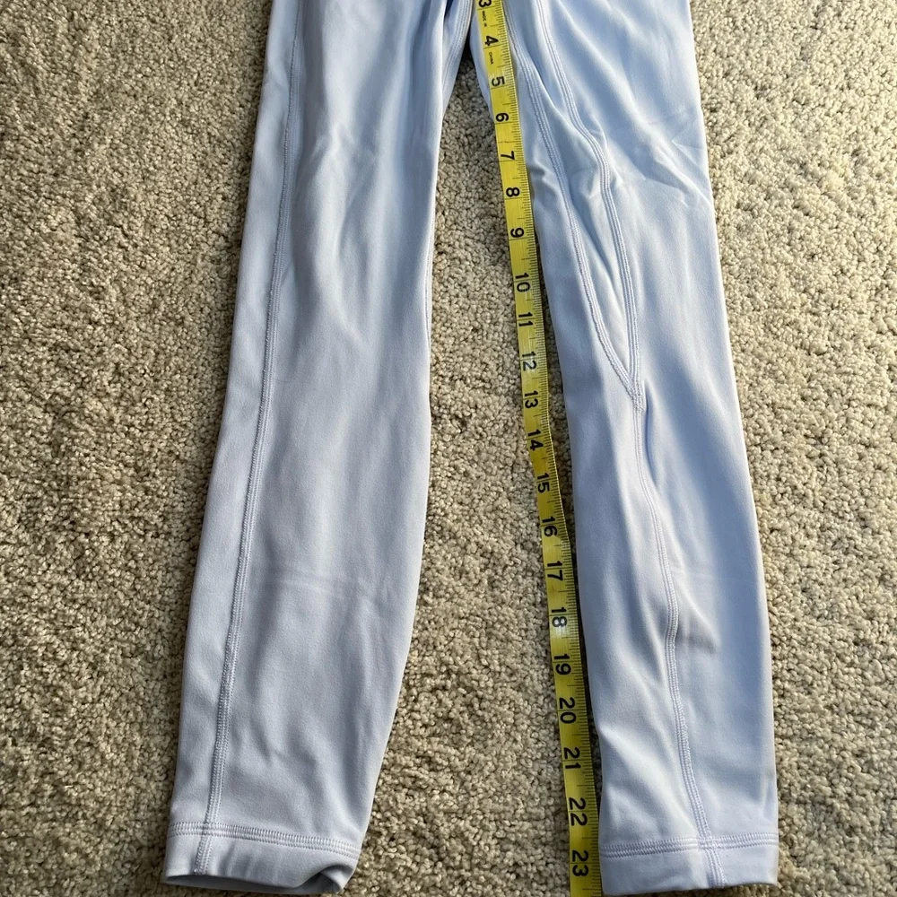 lululemon athletica pastel Blue Leggings align high rise crop 23 - Picture 5 of 5
